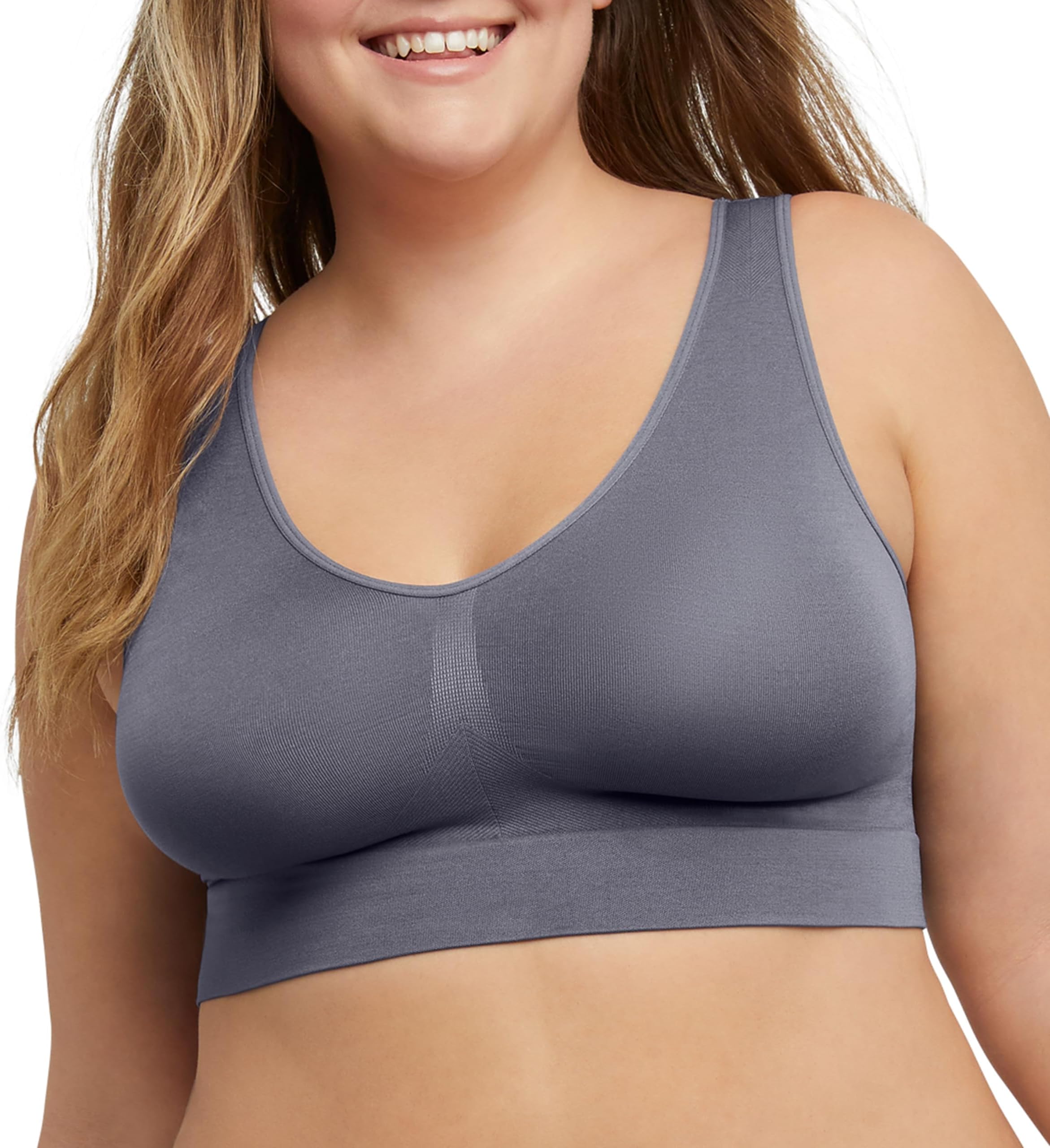 Just My Size Women's Pure Comfort Bra Bras (Pack of 2)
