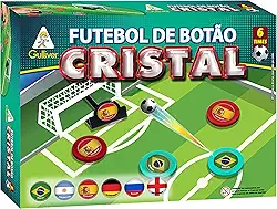 Futebol Botão Cristal com 6 Seleções Sortidos GULLIVER, Multicor