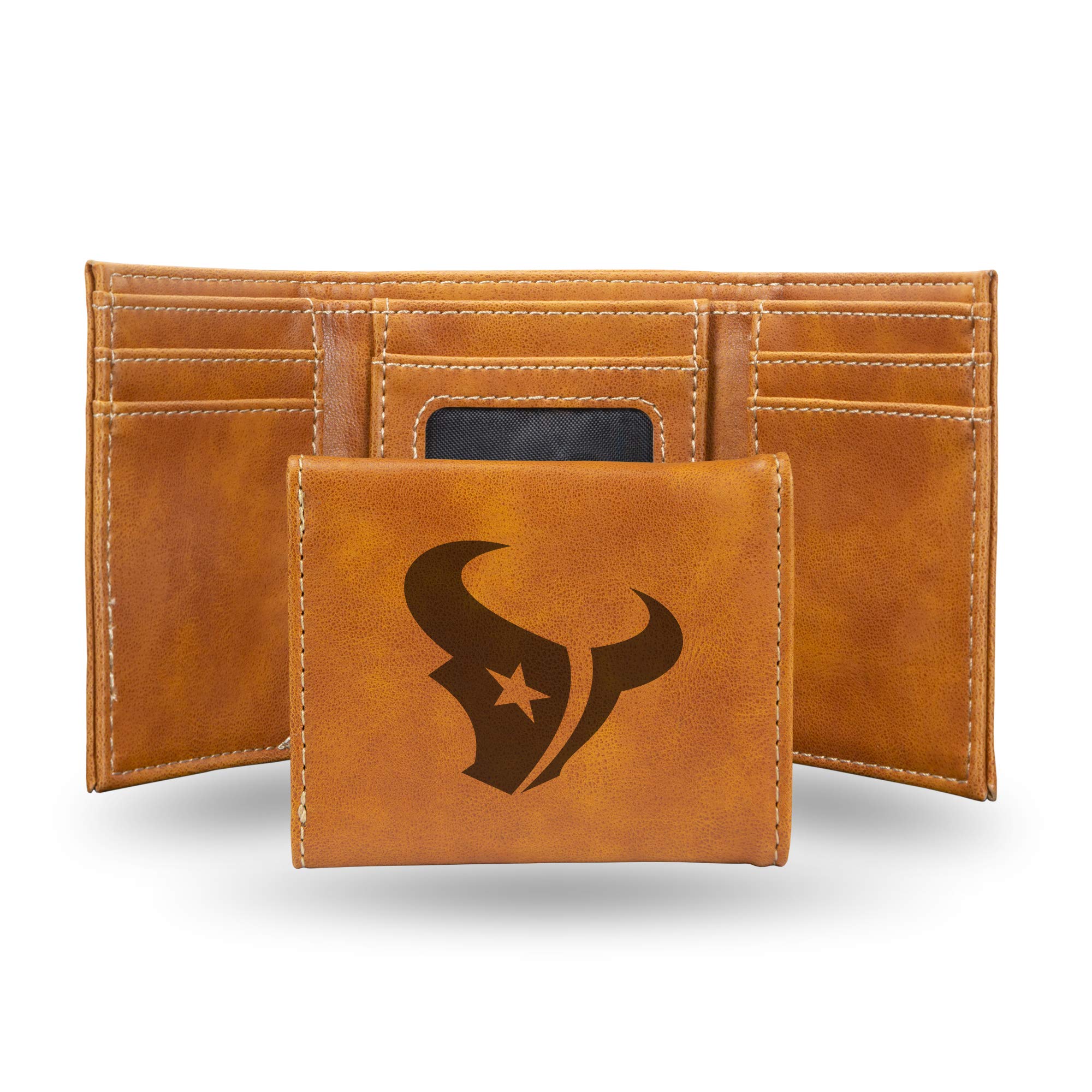 Rico Industries NFL Laser Engraved Trifold Laser Engraved Tri-Fold Wallet - Men's Accessory