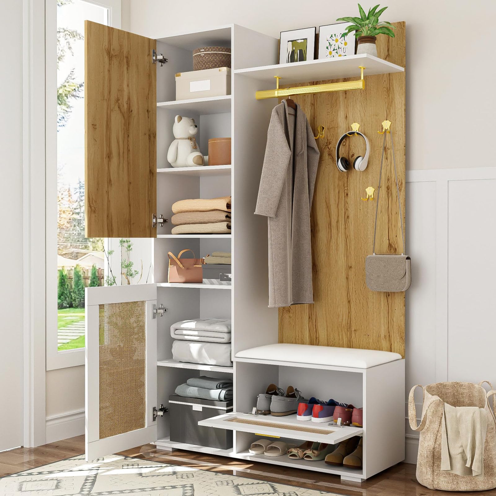 Flurgarderobe Set 110x38x190cm