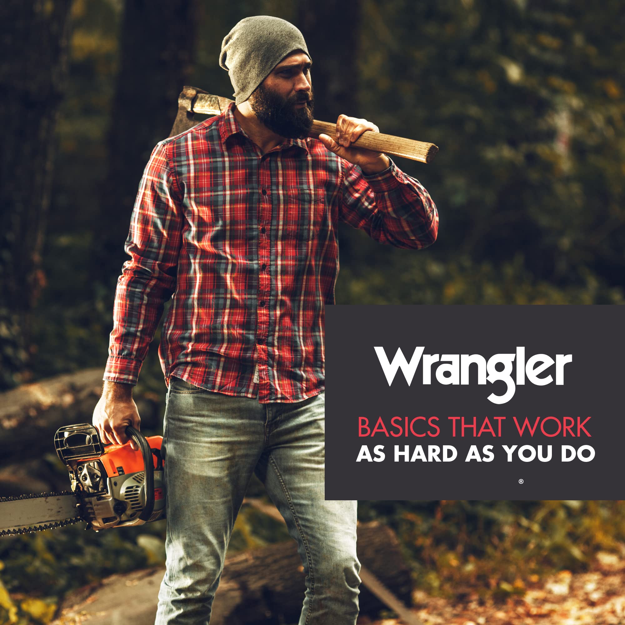 Wrangler - Maglia termica da uomo a maniche lunghe (nero) - Camicie da strato base per il freddo - Biancheria intima termica per uomo