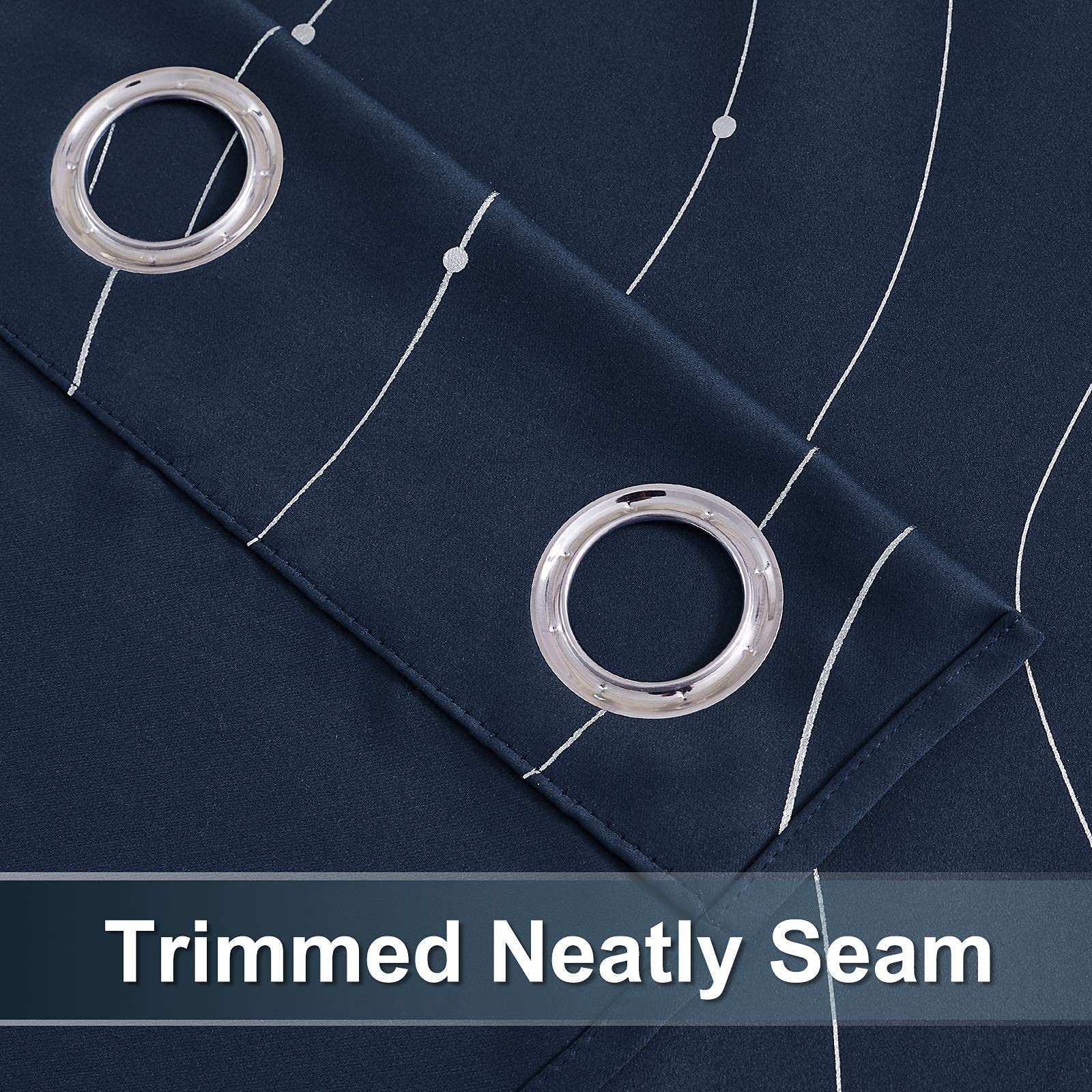 StangH Navy Blue Blackout Curtains - Image 4