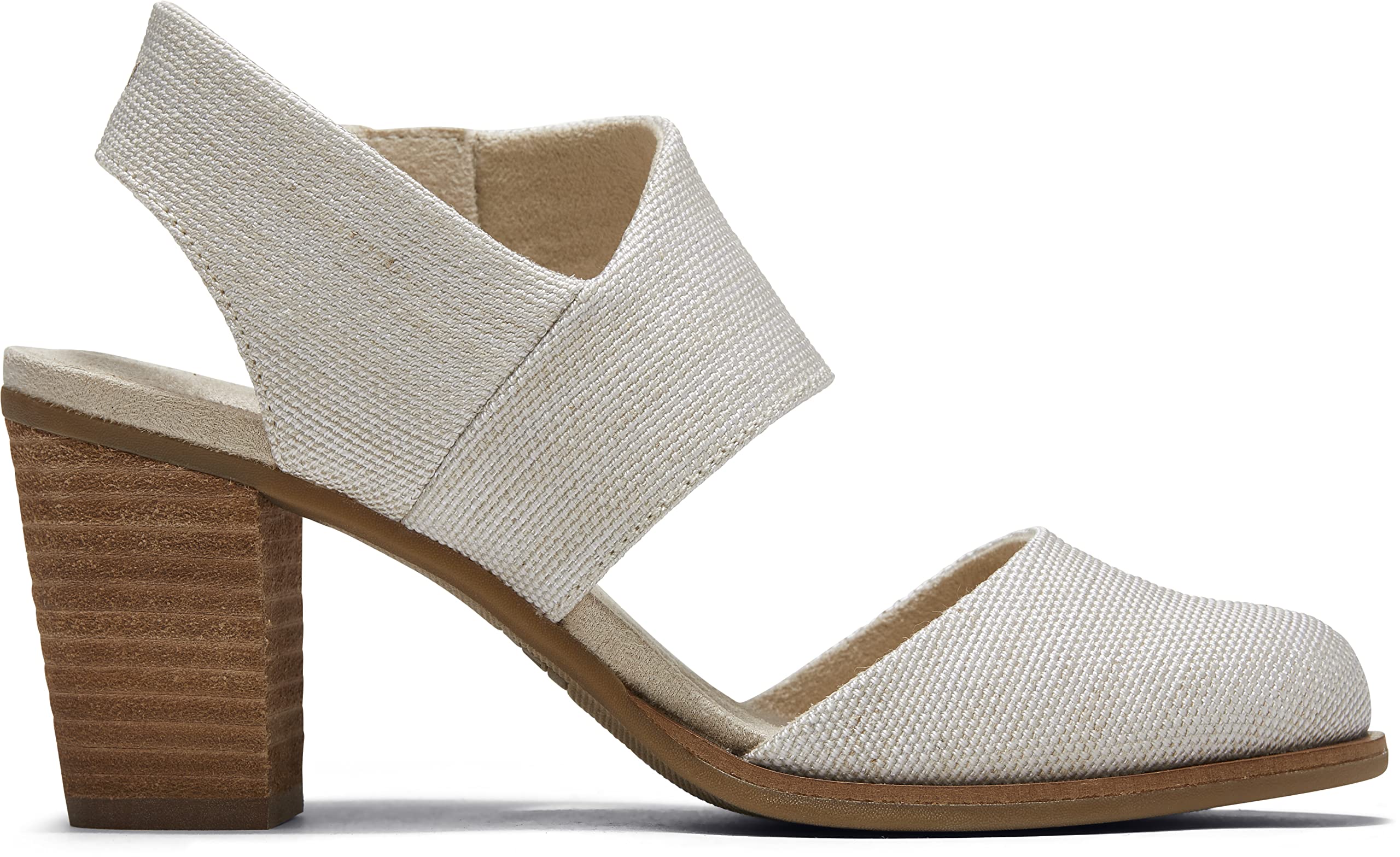 TOMSWomens Majorca Closed Toe Backstrap Athletic Sandals Casual Mid Heel 2-3"