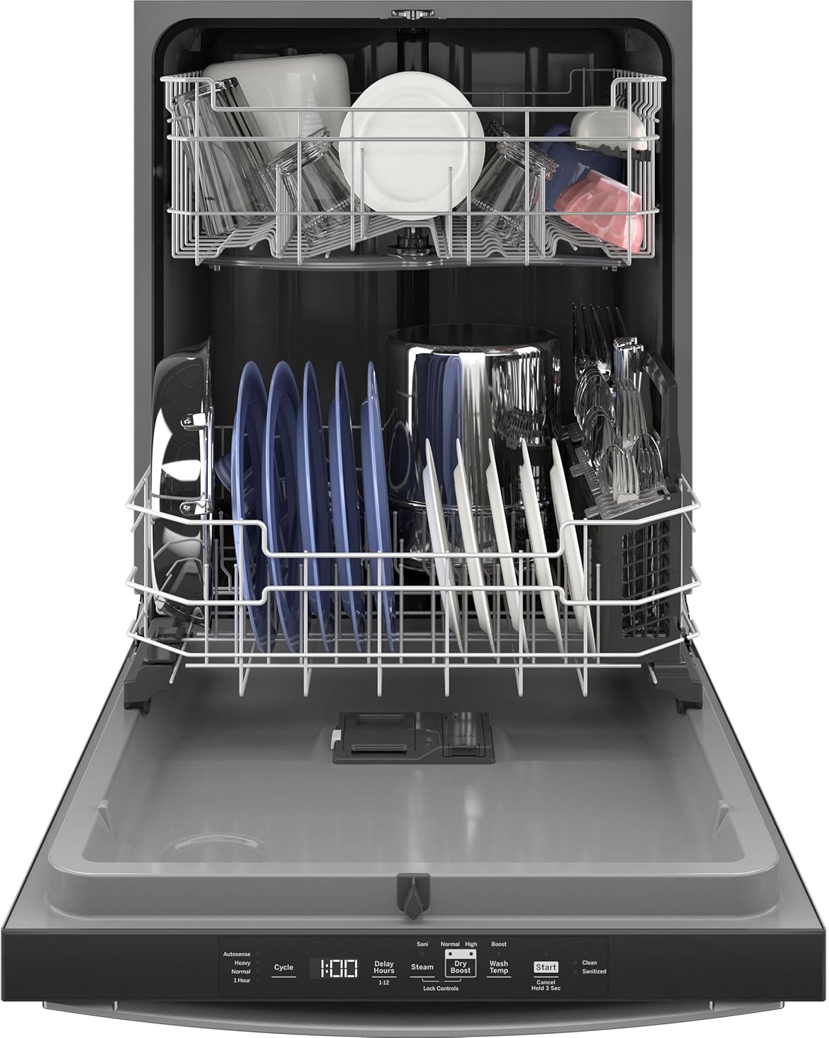 GE GDT550PYRFS Top Control with Plastic Interior Dishwasher with Sanitize Cycle & Dry Boost