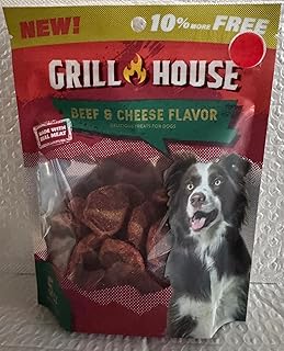 Grill House Kind Rewards Dog Treats (Beef & Cheese Flavored)