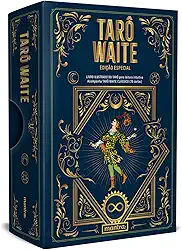 Tarô Waite Edição Especial: livro ilustrado do Tarot para leitura intuitiva: Acompanha Tarô Waite (78 cartas ilustradas por Pamela Colman Smith)