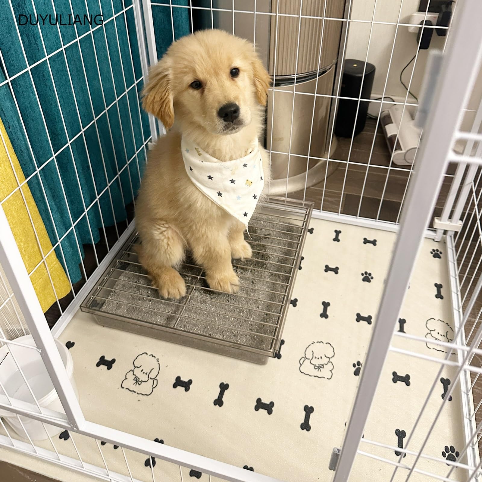 Tappetino Riutilizzabile per Urina per Animali Domestici, Tappeto per Gattonare, Impermeabile Pet Placemat, Cuscinetti per Cani, Antiscivolo per Cuccioli, Proteggere Il Pavimento(100x200cm)