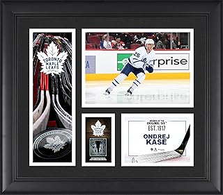 Ondrej Kase Toronto Maple Leafs Framed 15" x 17" Player Collage with a Piece of Game-Used Puck - NHL Game Used Puck Collages