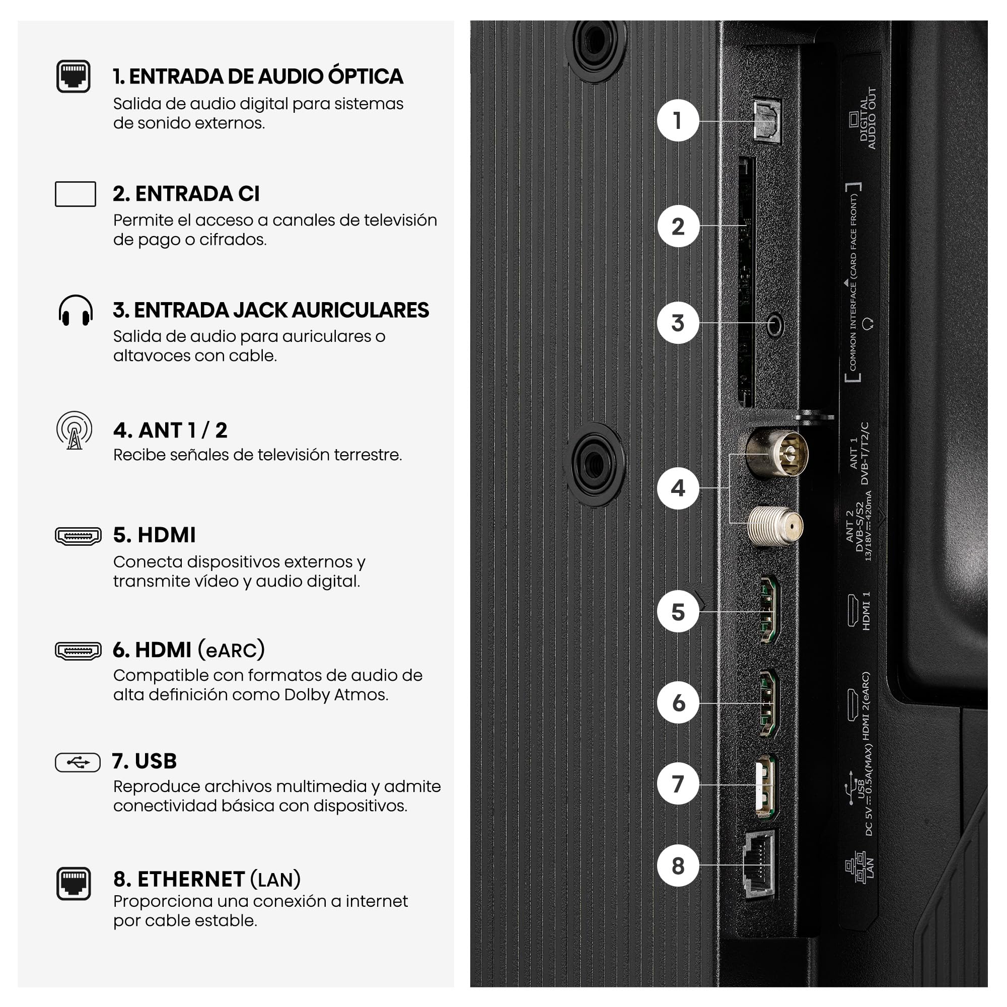 Hisense 32A5S - Hi-QLED FHD Smart TV 32 Pulgadas, Hi-QLED Color, Dolby Atmos, Posición de Monitor, Resolución FHD, Reducción de Ruido, Airplay, Smart Home Ready