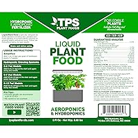 Vista 3 de Alimento líquido para plantas para uso en AeroGarden, iDOO y sistemas de cultivo hidropónico, fertilizante líquido 8 oz (250mL)