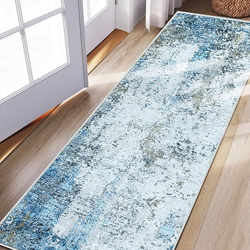 Miniatura 5 de Alfombra suave para pasillos, alfombra abstracta moderna para decoración del hogar, para sala de estar, cocina, lavandería, puerta y dormitorio