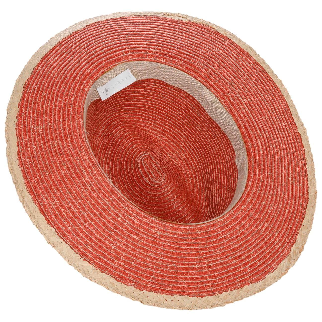 SOMBREROSHOP Valcesta Sombrero Traveller de Paja Multicolor con Lazo Mujer Primavera Verano