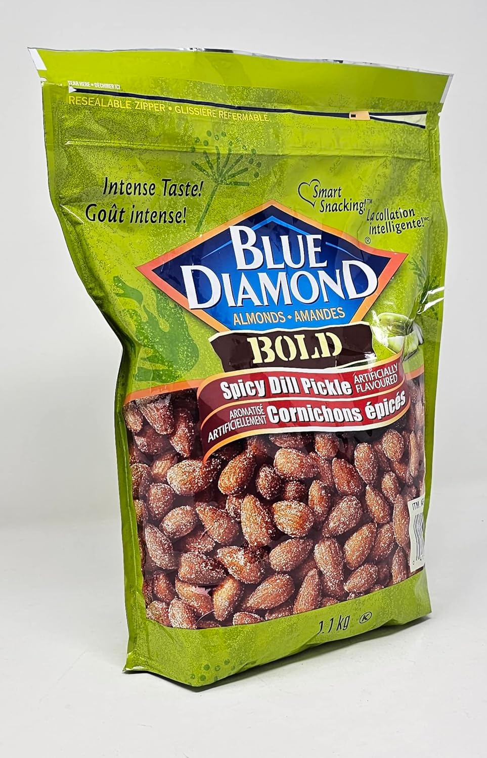 Blue Diamond Almonds Bold Spicy Dill Pickle Flavoured Almonds 1.1 Kg Amazon.ca Grocery