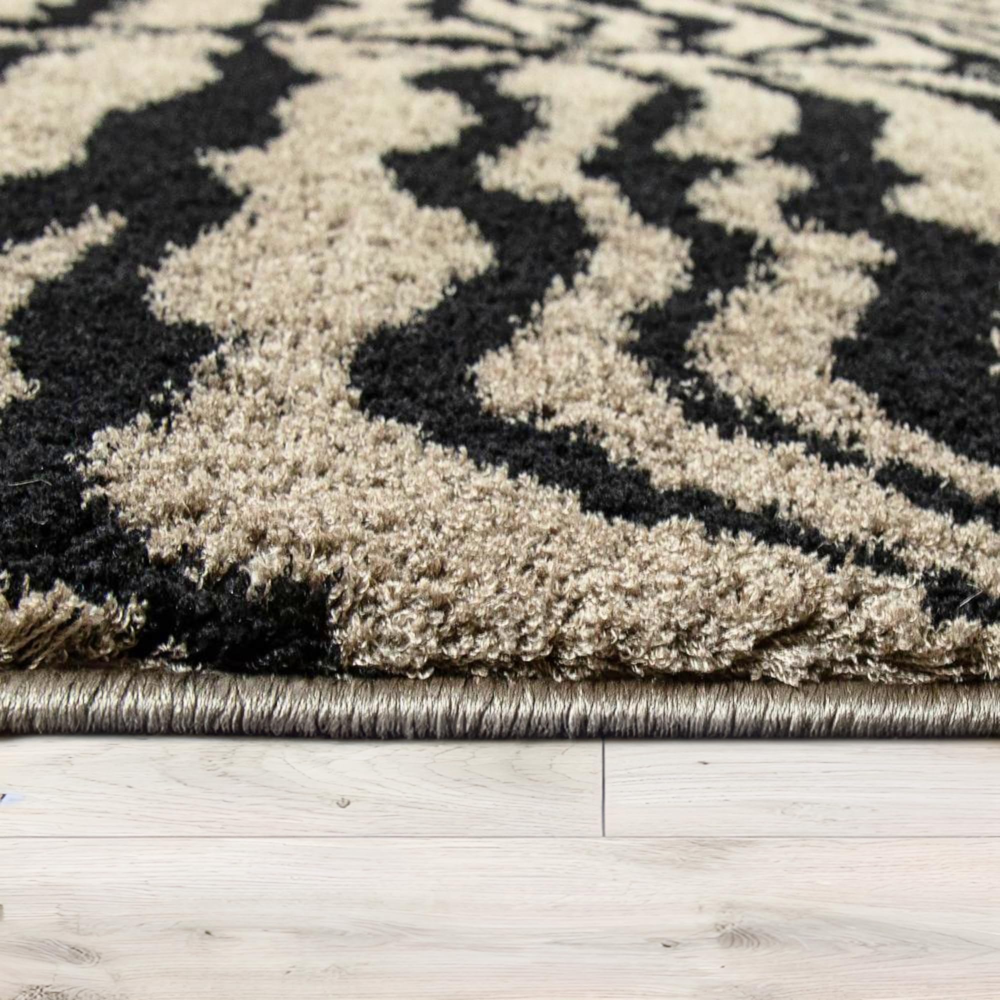 Tappeto da soggiorno Zebra - Tappeto grande per soggiorno o camera da letto | con motivo Zebra | Made in Spagna con polipropilene Frisse