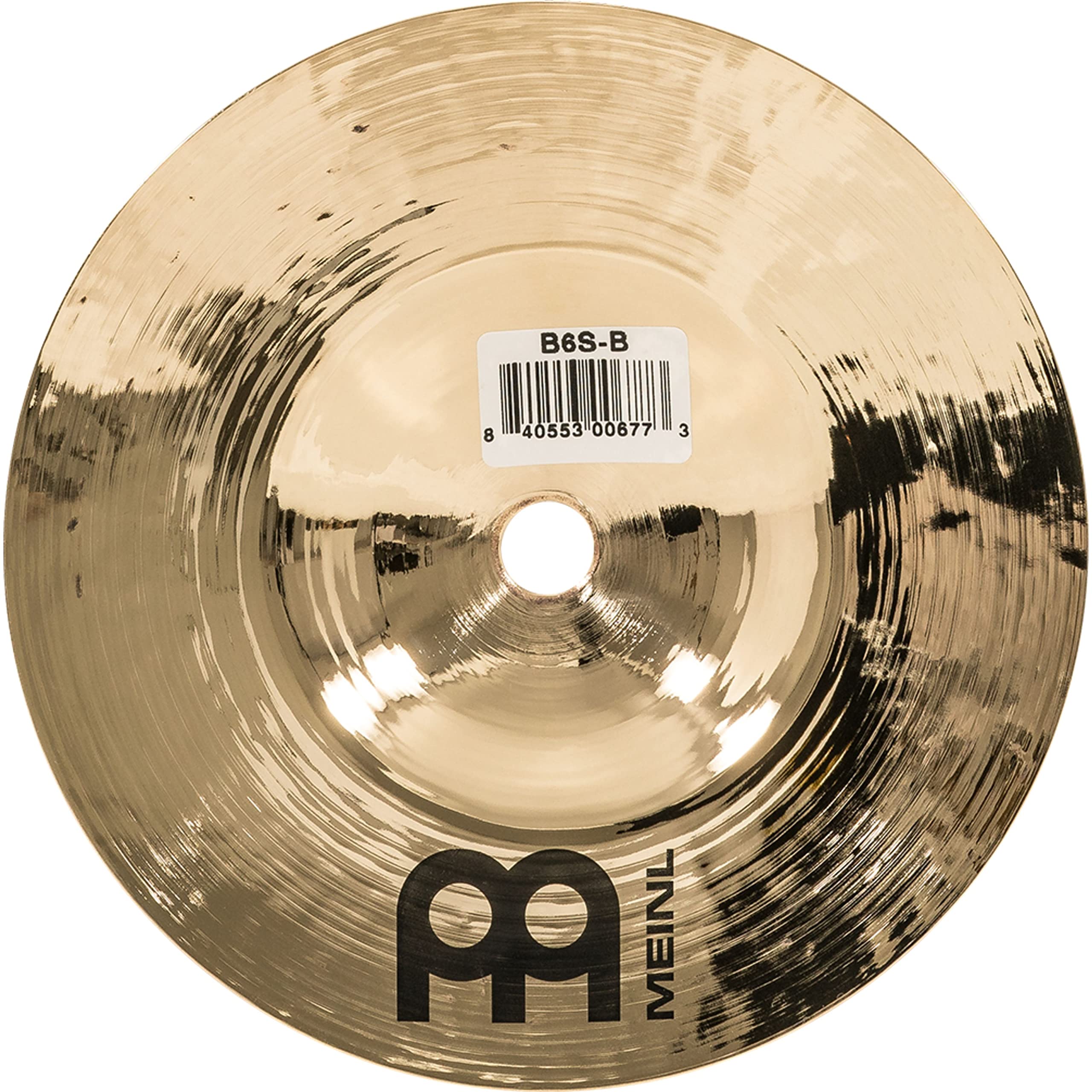 Meinl Cymbals Byzance Brilliant Piatto Splash 6 pollici (15,24cm) per Batteria - Bronzo B20 , Finitura Brillante (B6S-B)