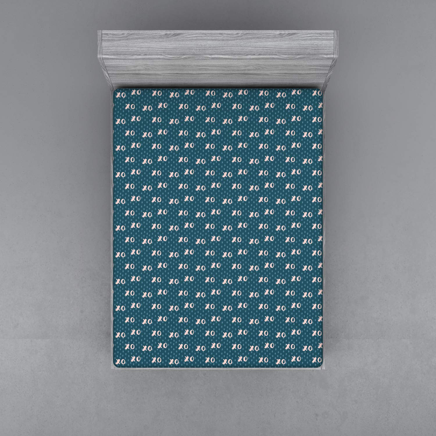 ABAKUHAUS Colorato Lenzuolo con Angoli, Silhouette di Mani, Morbido Tessuto Decorativo da Letto Tasca Elastica a Tutto Tondo, 90 x 190 cm, Multicolore
