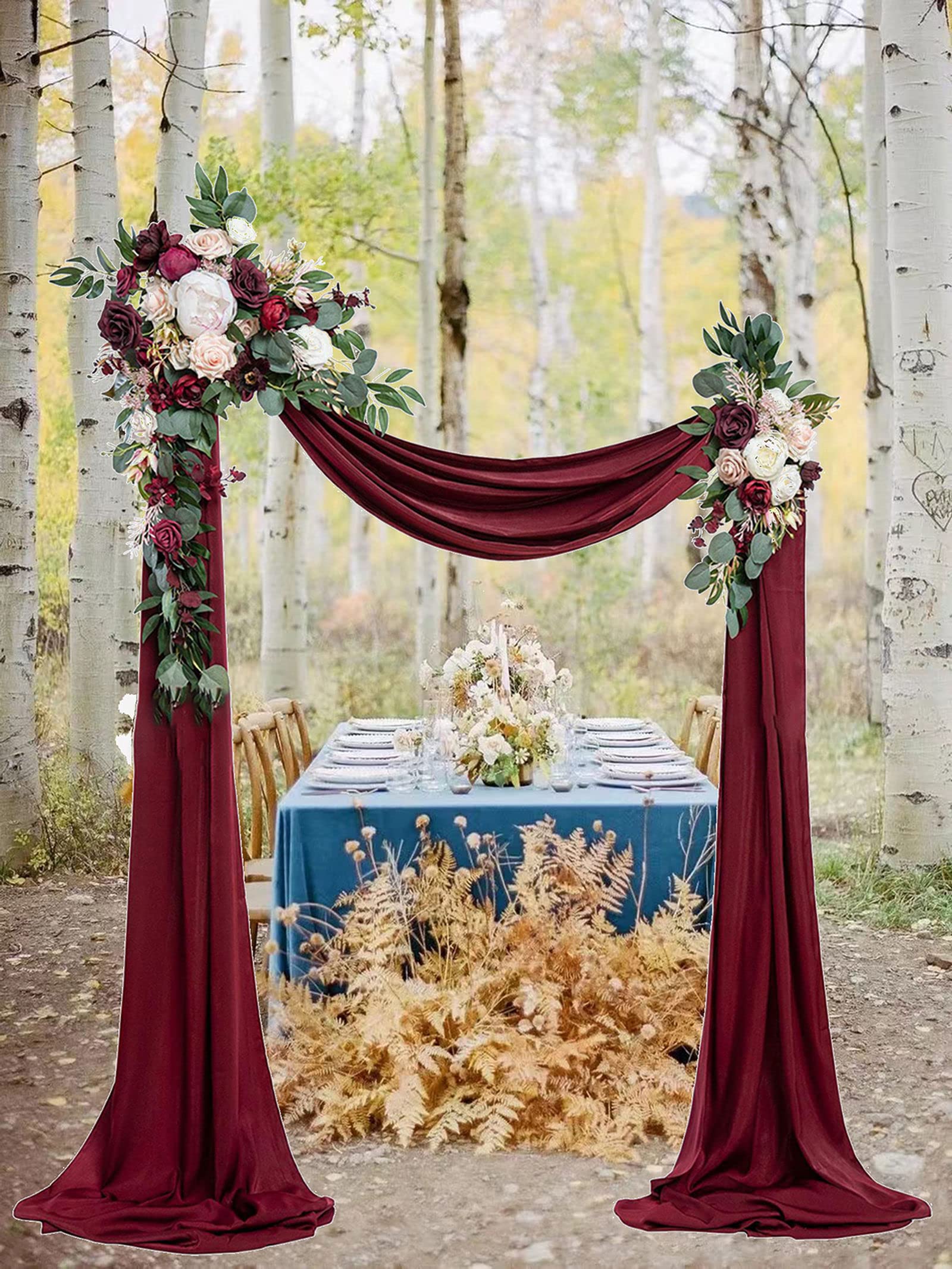 Kit di fiori per archi nuziali da appendere, confezione da 5