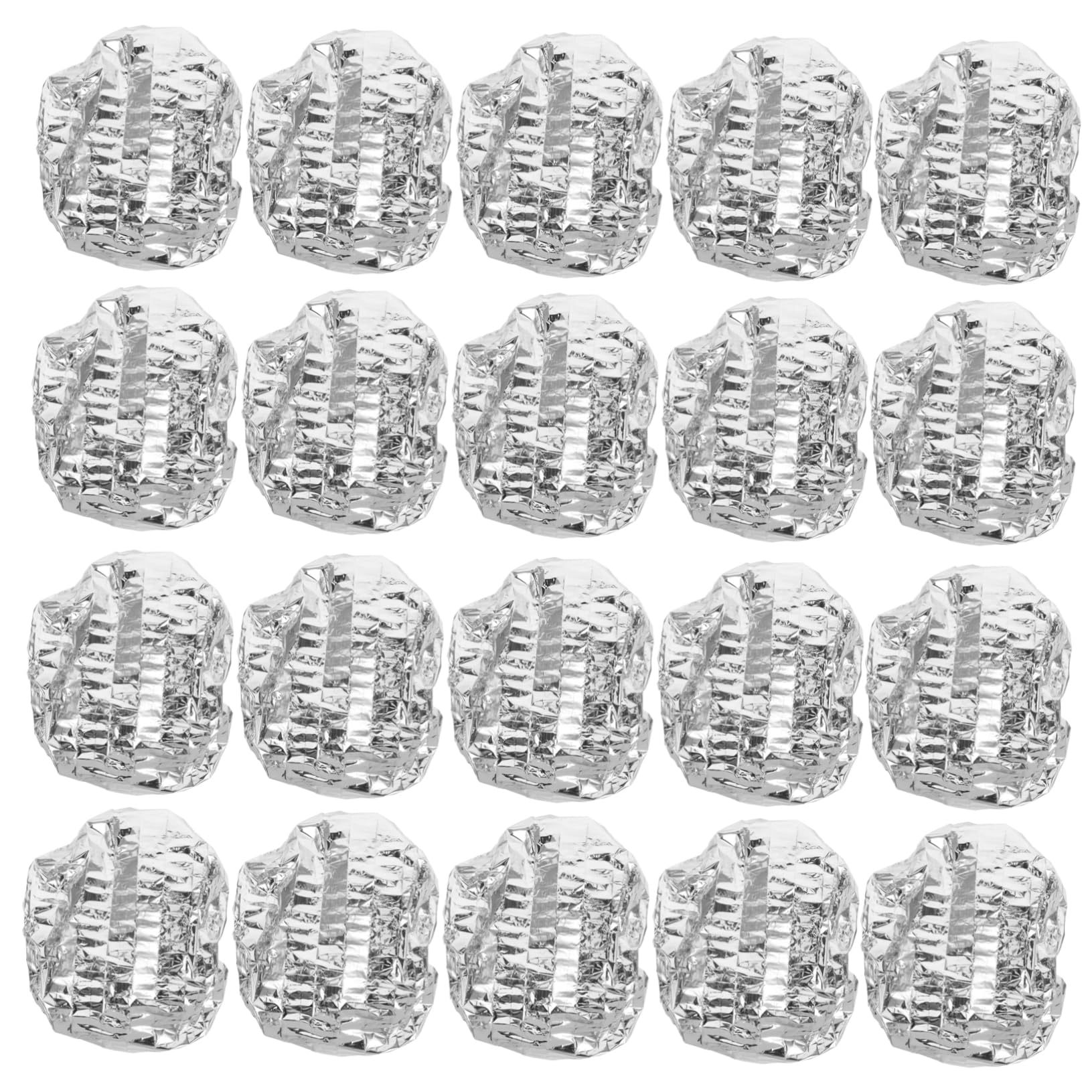 PRETYZOOM 50Pcs Reusable Aluminum Foil Food Covers Elastic Food Insulation Covers for Dishes Bowls Crafted From Food Grade Materials for Heat Retention Easy Maintenance