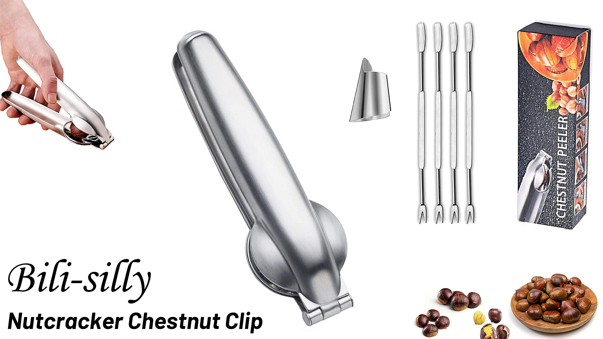 Amazon.com: Nutcracker Chestnut Clip Nut Cracker Sheller Walnut