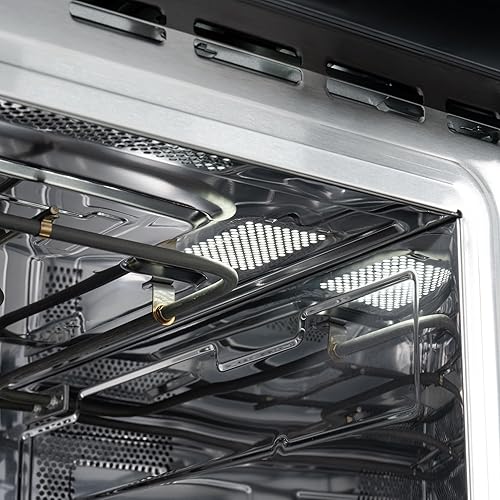 Miniatura 7 de KoolMore Reserve 24 pulgadas 1.6 pies cúbicos Horno microondas de convección integrado con 10 niveles de potencia, cocinado por sensor, hornear,