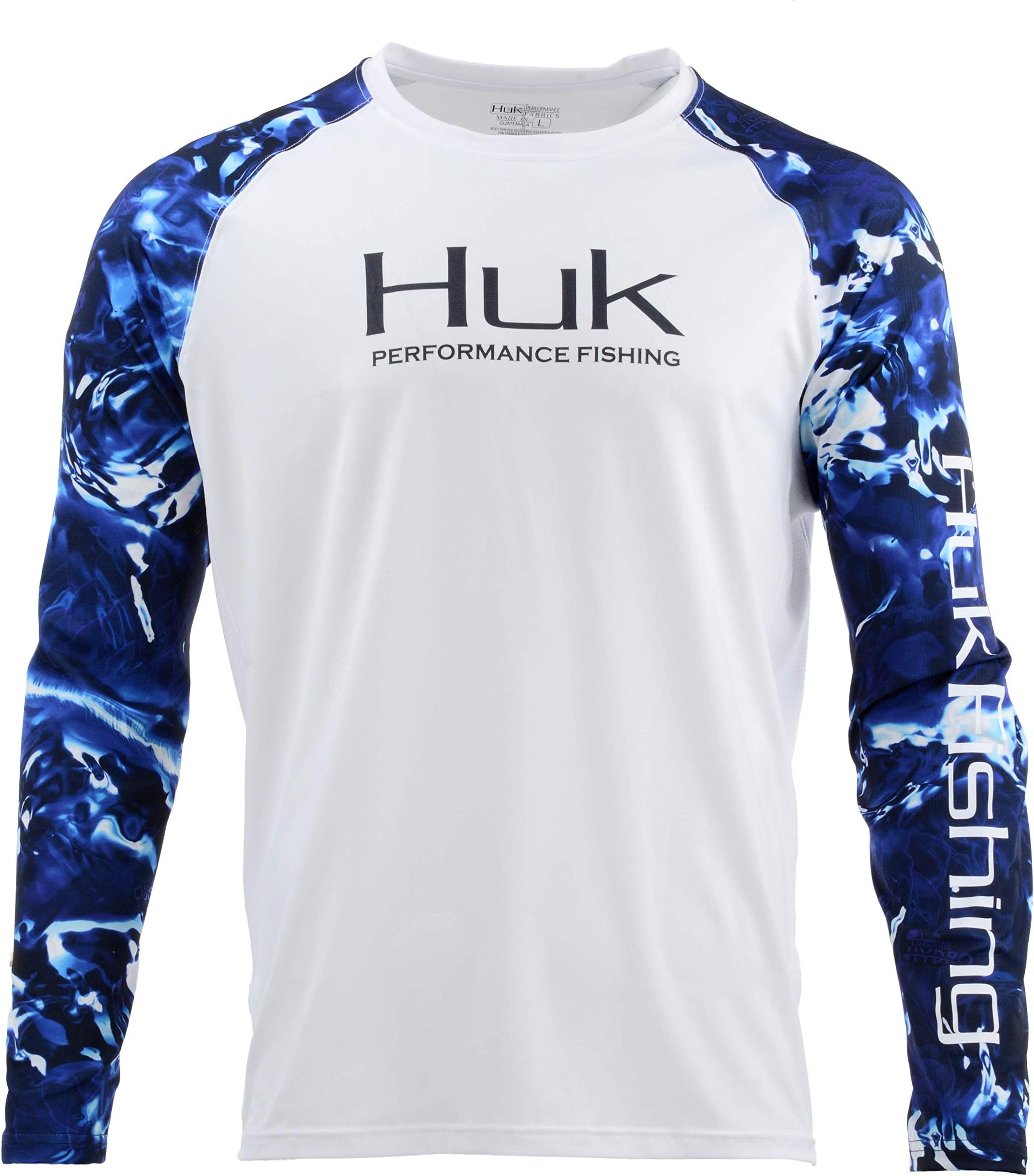 Huk Men's Double Header Shirt White L
