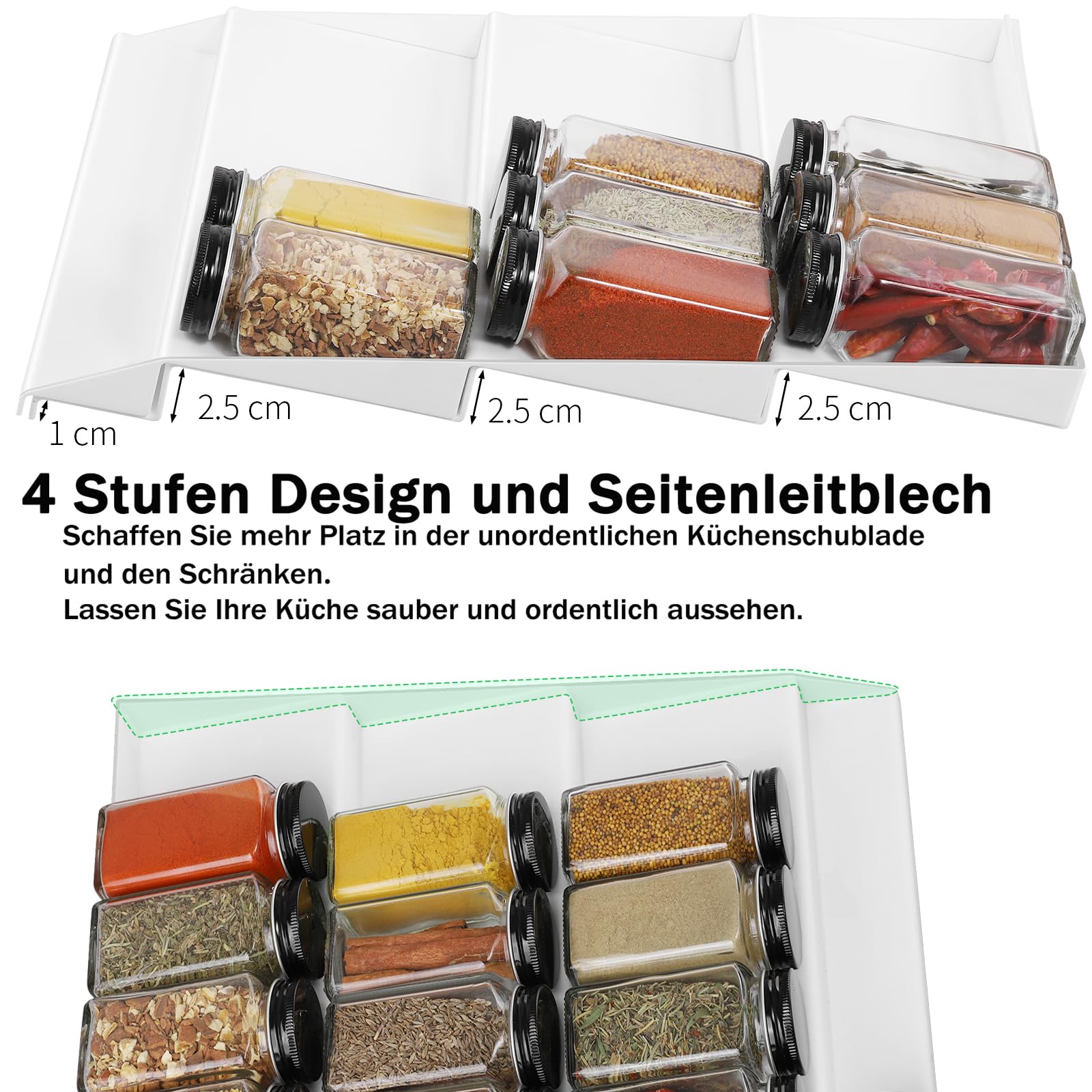 Okiuen Spice Drawer Organizer - Image 4