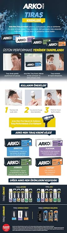 Arko Men Hydrate Shaving Cream, 100 gr