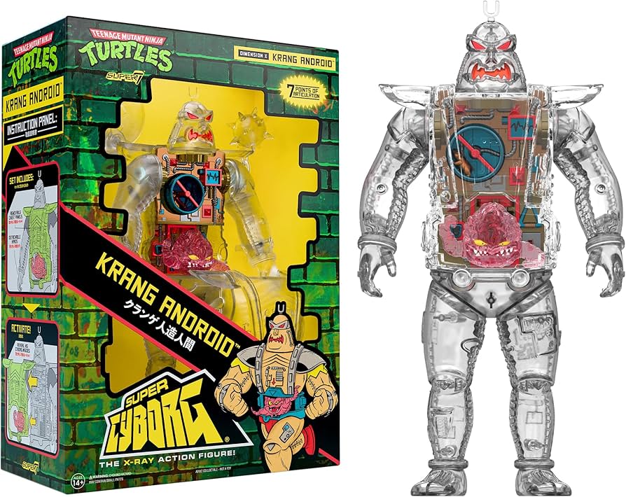 最終値引き　タートルズ　Krang's Android Body TMNT Krang's Android Body (Sealed) 1991 Playmates Teenage