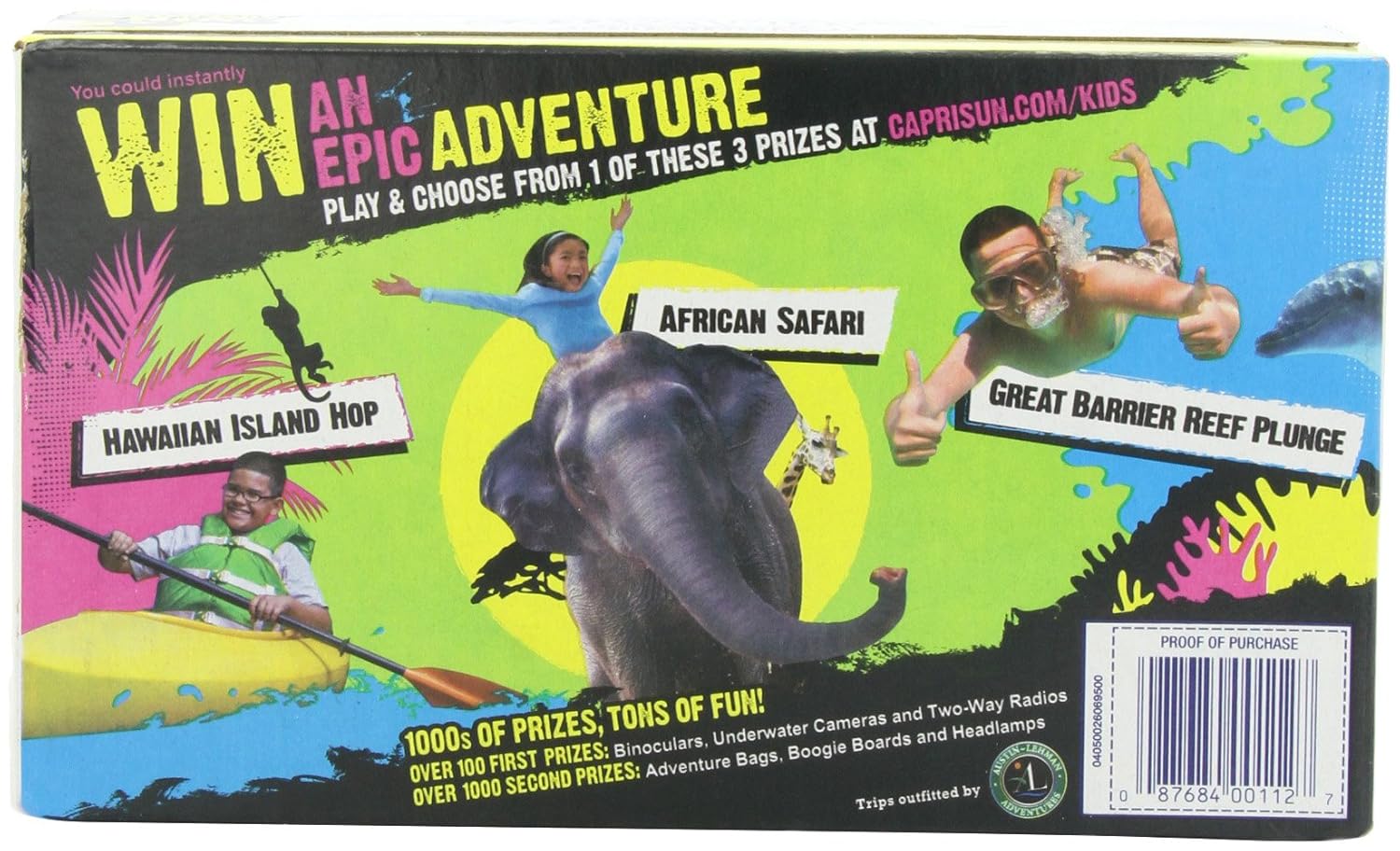 Capri sun roarin waters sugar