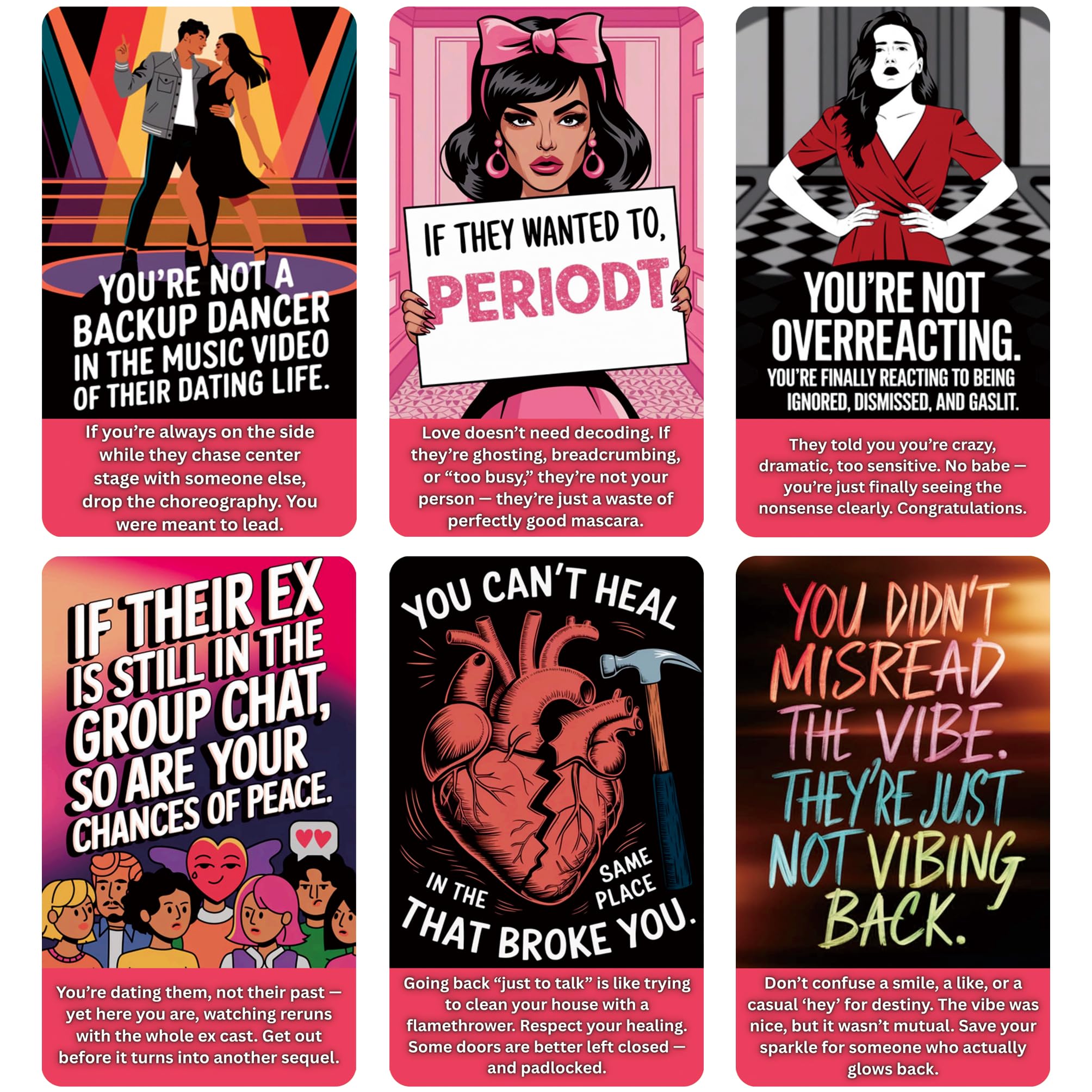 The Love Oracle Cards Of OH HELL NO, 72-Card Oracle Deck Delivers Brutally Honest Messages About Love, Dating, Heartbreak - Image 2