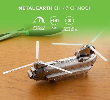 Metal Earth CH-47 Chinook 3D Metal Model Kit