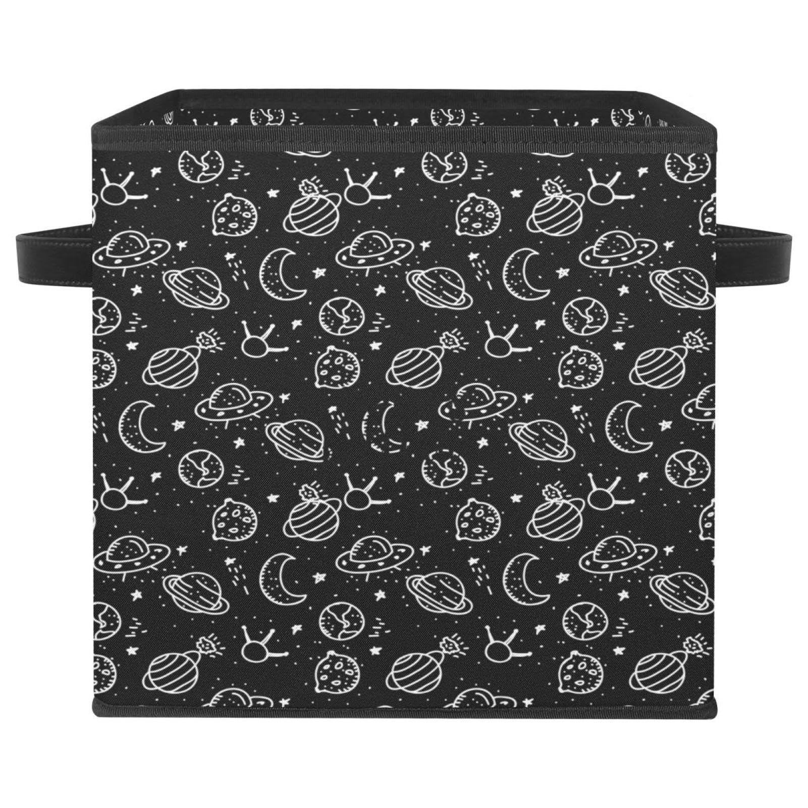 Boîte de rangement pliable cosmos cube en tissu pour placard et jouets