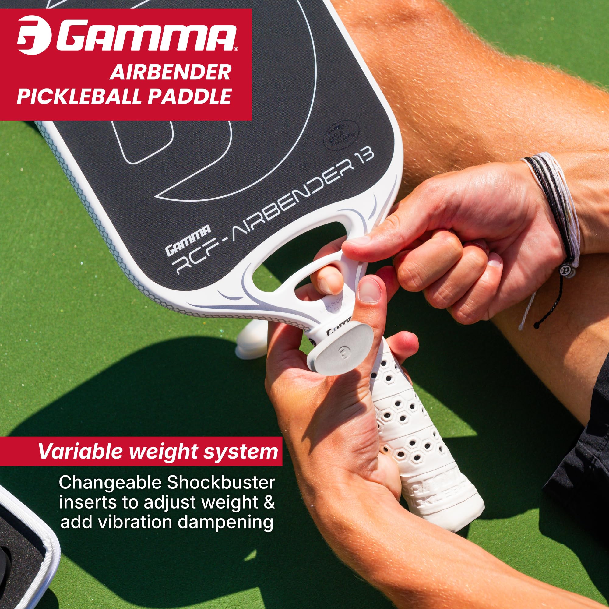 Amazon.com: Gamma Airbender Carbon Fiber Pickleball Paddle with
