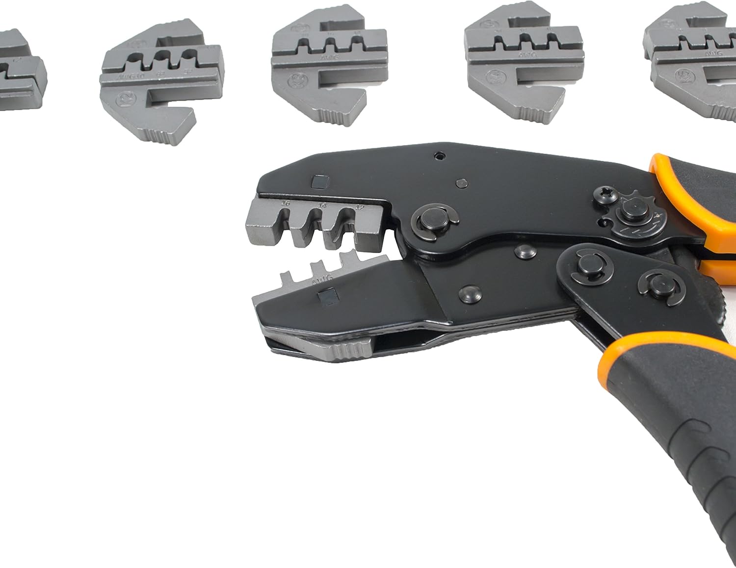 Get Popular Offer Deutsch Terminal Ratcheting Crimping Tool- Includes 6 Quick Change Dies