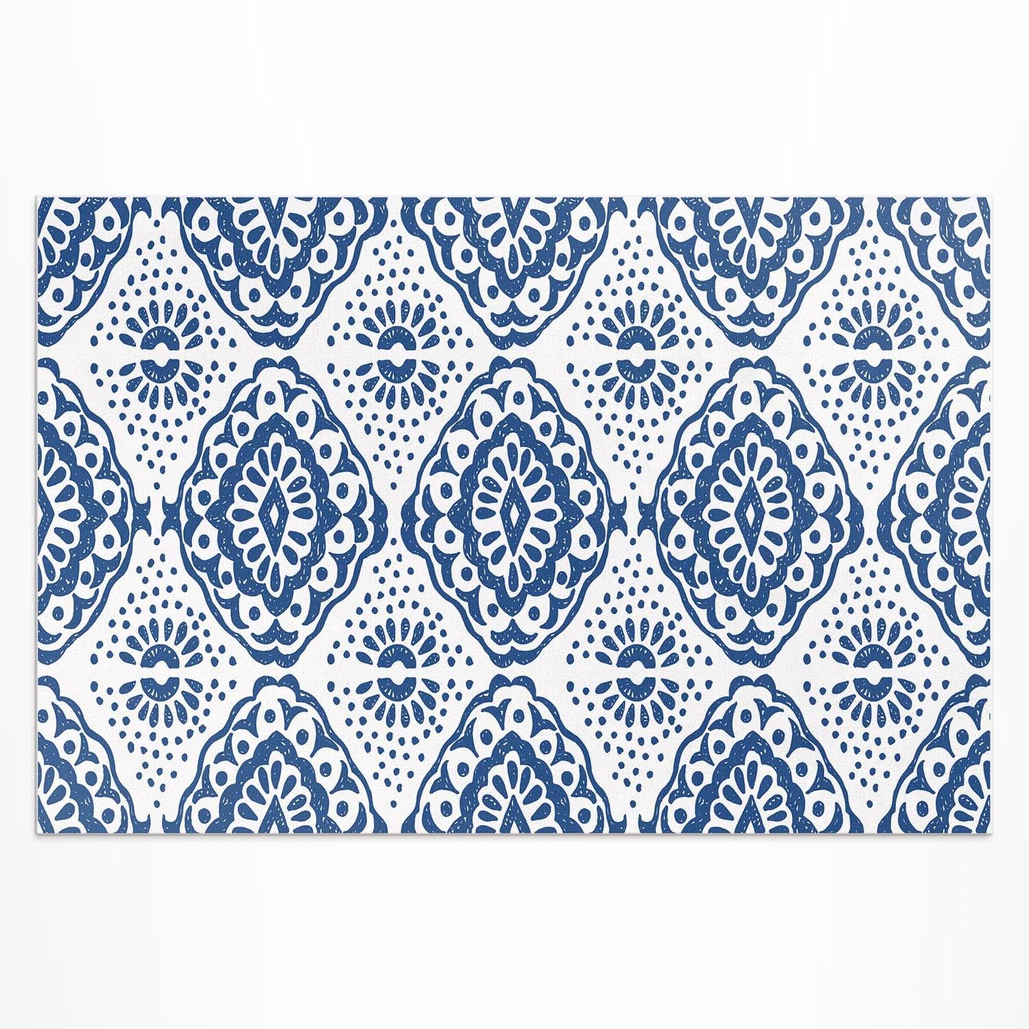 Tapis de jardin imperméable 120x180 résistant décoloration en PVC
