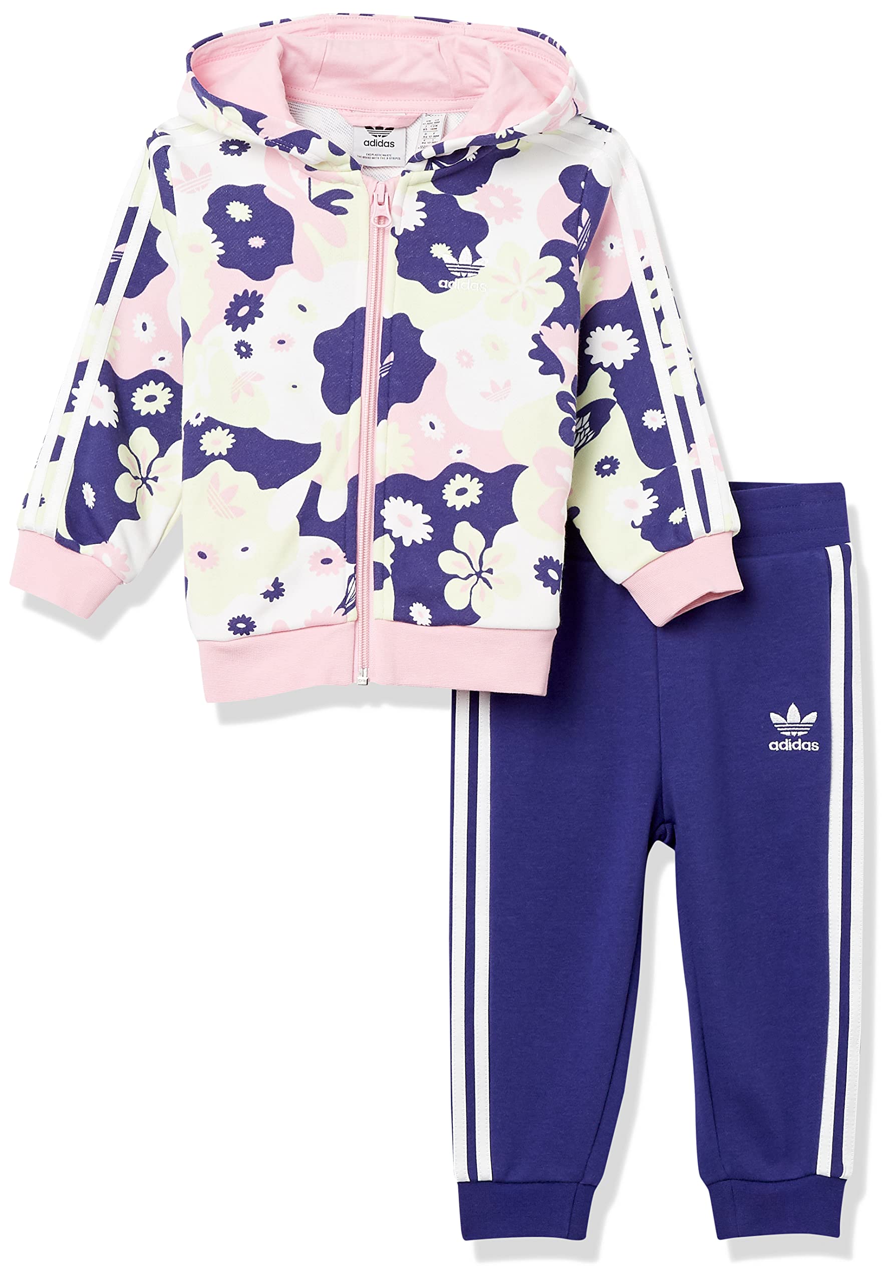 Purple Adidas Tracksuit Flowers Korn Purple Tracksuit Korn X