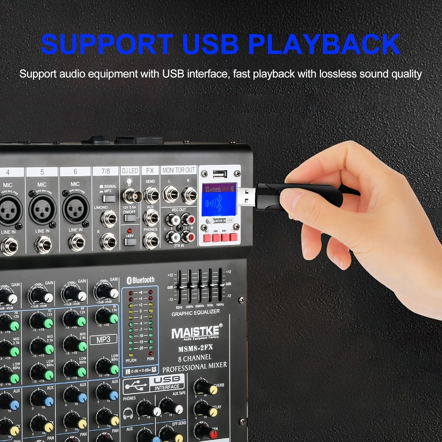 Jindaaudio MSM8 Mixer USB Playback