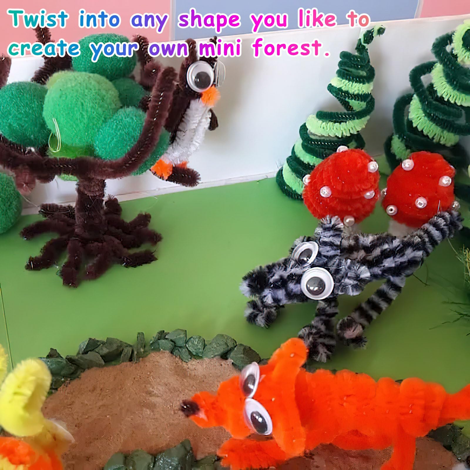 Lot De 300 Cure-pipes Violets - Pour Bricoler Des Fleurs - 30