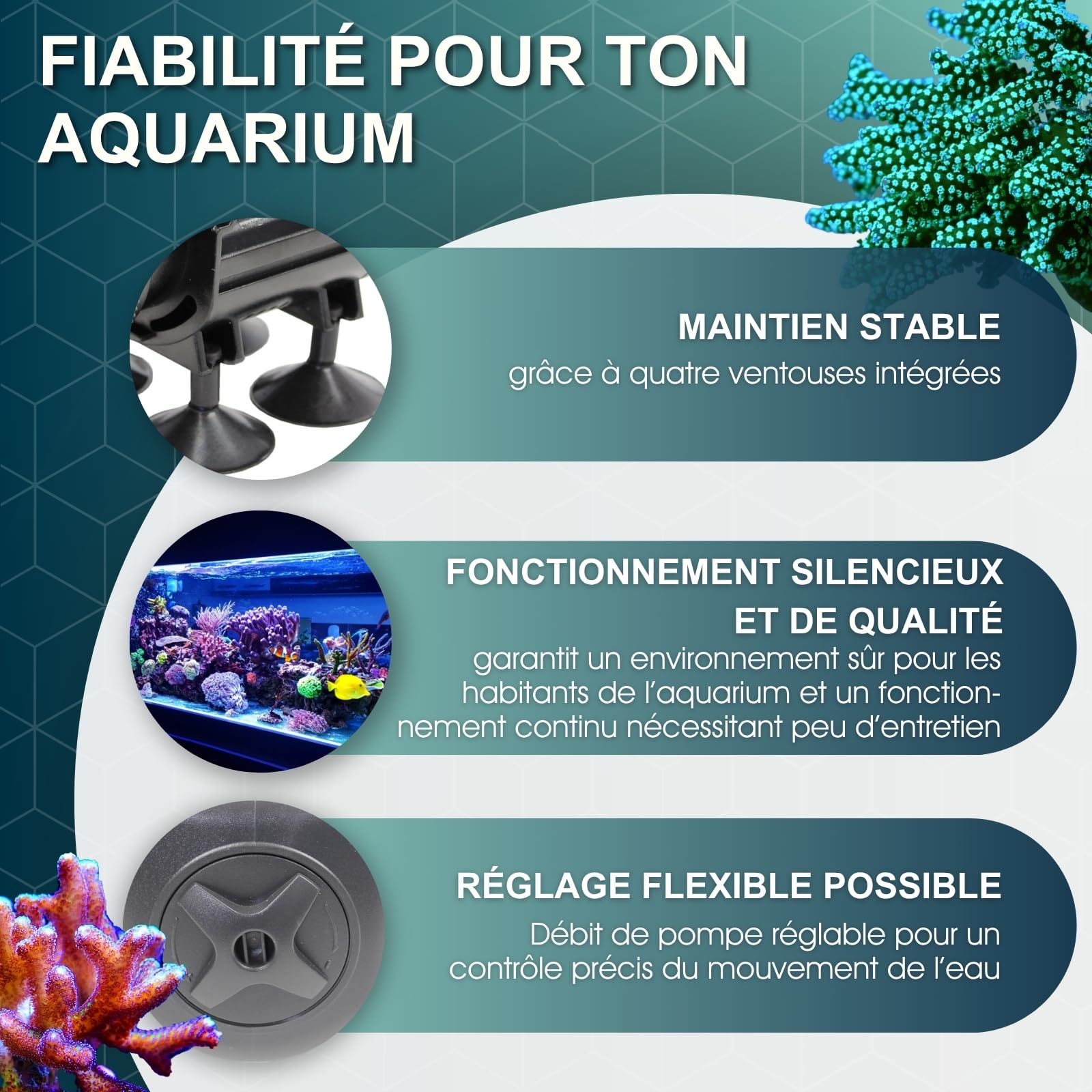 TUNZE Rückförderpumpe Silence I Energieeffiziente Aquarienpumpe für Meer- und Süßwasseraquarien I leise & kraftvolle Aquarium Pumpe mit geringem Energieverbrauch I Hochwertige Universalpumpe