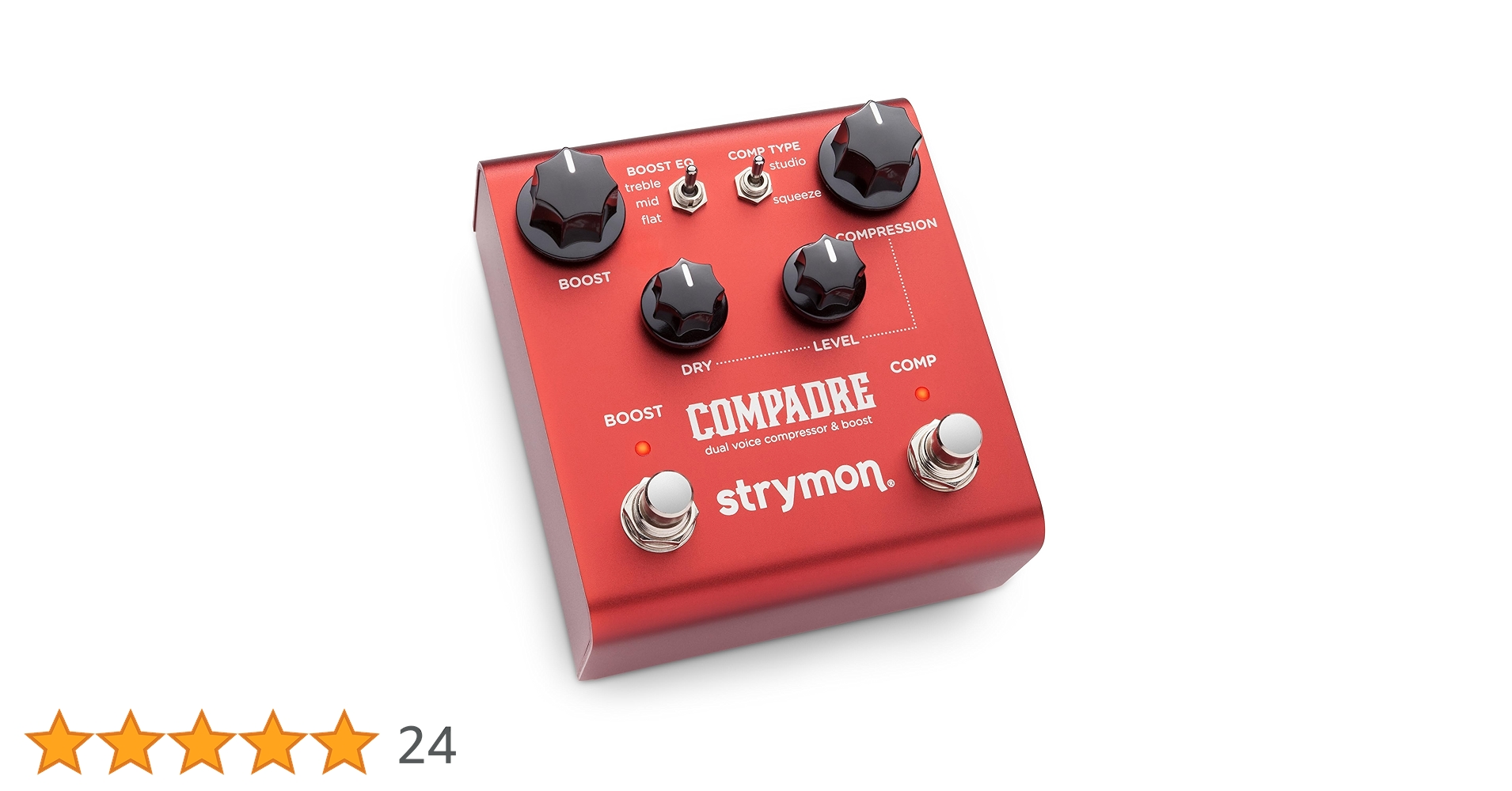 Strymon Compadre デュアルボイスコンプレッサー＆ブースト Amazon | Strymon 「COMPADRE」デュアル ボイス コンプレッサー