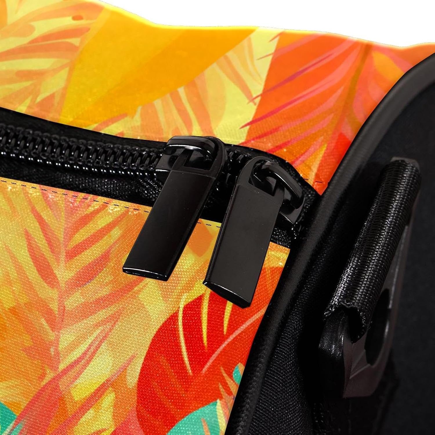 Gym Bags for Men,Travel Duffel Bags for Women,Autumn Orange Leaves Painting,Workout Bag