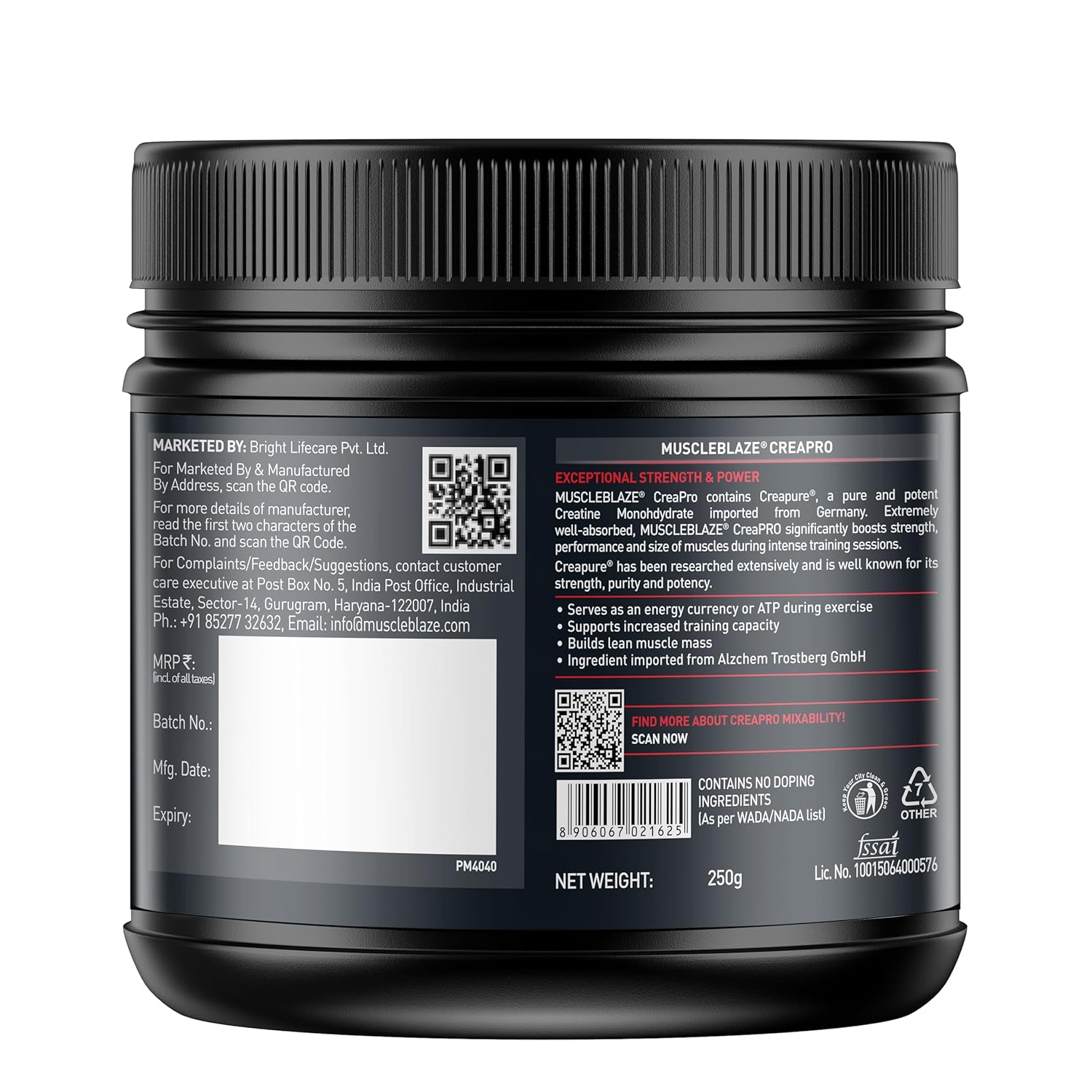 Buy Now Muscleblaze Creapro Creatine Monohydrate Powder With 2 Buy Now Muscleblaze Creapro Creatine Monohydrate Powder With