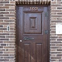 Vista 5 de 20 piezas de números de buzón para casa al aire libre 0-9, señales de puerta y habitación autoadhesivas, etiquetas de número de dirección para pared