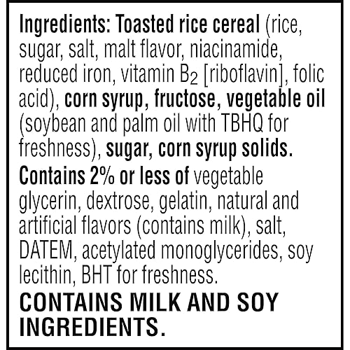 Miniatura 28 de Rice Krispies Las golosinas de Kellogg's Trats Original Marshmallow Bares - Classic Kid School Snack, Paquete de valor, Single Sirva (16 CUENTO)