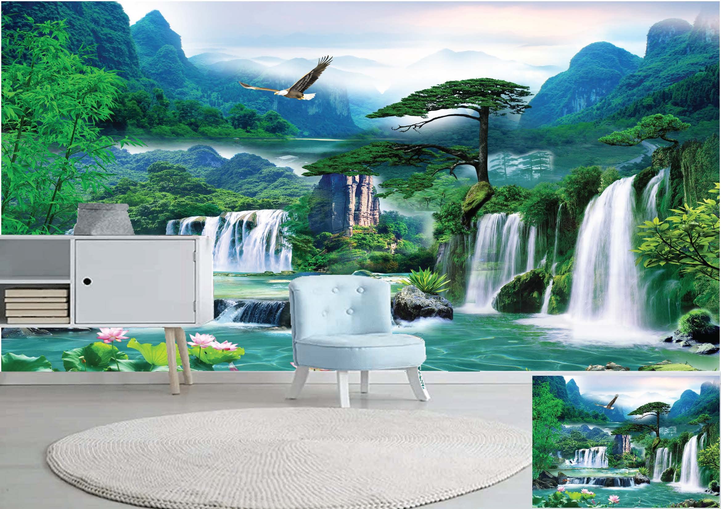 DECOR PRODUCTION Nature Theme Self Adhesive Wallpaper Wall Sticker for Home Decor, Living Room, Bedroom, Hall, Kids Room, Play Room (2021-Nature-pt03-03-4x5Ft) (B09PHDFDPM) Amazon Price History, Amazon Price Tracker
