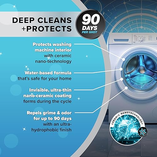 Miniatura 3 de Lifeproof Limpiador de lavadora 4 en 1 hasta 90 días de protección contra olores y suciedad (paquete de 4, suministro de 1 año)