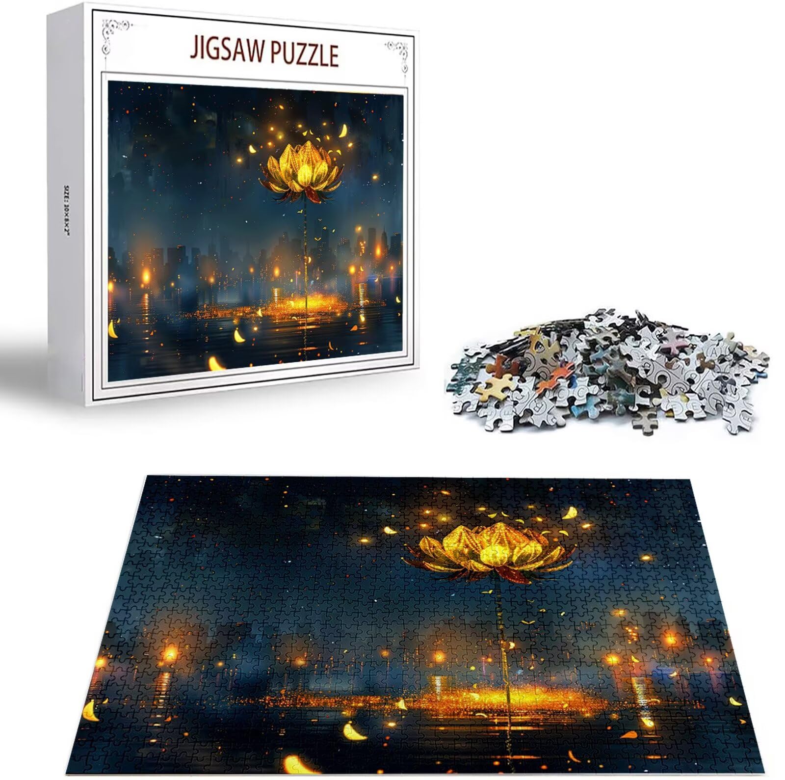 Puzzle 1314 Pezzi per Adulti e Ragazzi, 3 4 5 Anni Puzzle Sogno 6 7 8 Anni Giochi Educativi Sostenibili Con Motivi Per Adulti Da Gioco in Legno Di Alta Jigsaw Dente di leone per Gioco Familiare B-3864