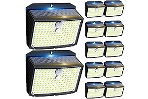 Ultra-Bright Solar Fence Lights with Motion Sensor