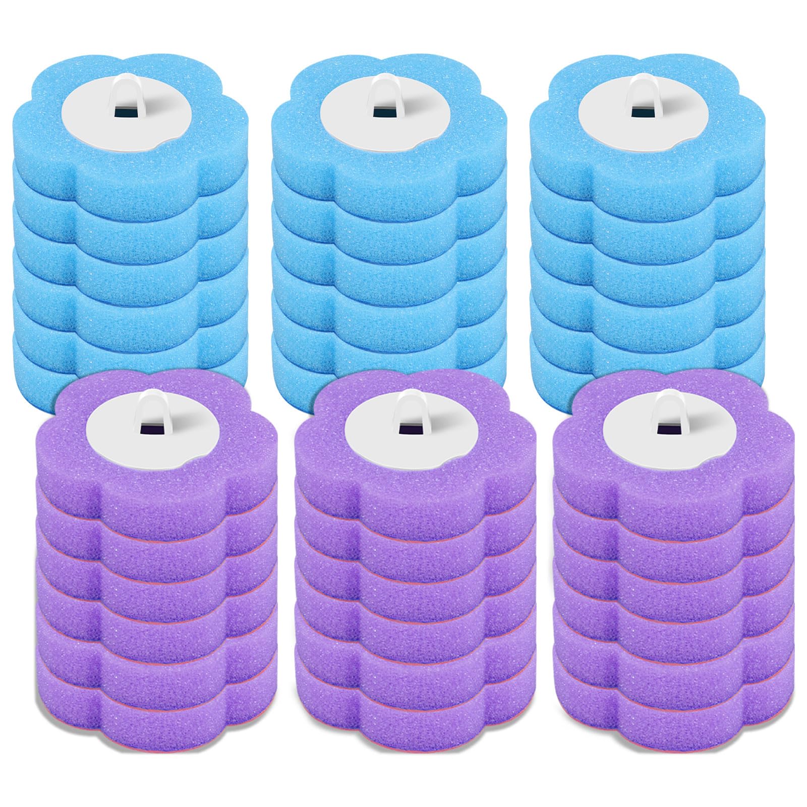 Nihuifdpy 36 Cleaner Refills 36Pcs Toilet Wand Refill Pads, Toilet Brush Replacement Heads, Toilet Brush Refills Pads, Disposable Toilets Cleaning System Wand For Bathroom,Sink,Bathtub,Floor