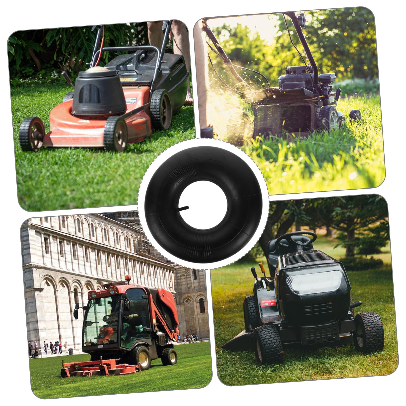 Innenschläuche 2 Stück 15x6.00-6 aus Robustem Gummi für Rasenmäher Traktor Reifen Zubehör für Sommerstimmung und Einfache Montage
